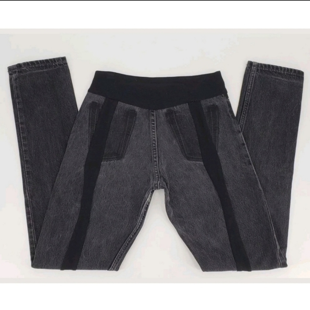 The Reformation ALTERED Black 501 Levis Jeans
